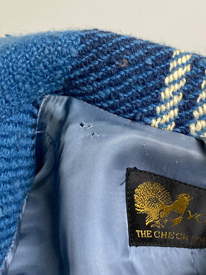 【現状渡し品】【メンズ】 YORKLAND ヨークランド LONG COAT ロング コート アウター 146-251012-ks-10-min サイズ：9AR カラー：ブルー系 万代Net店