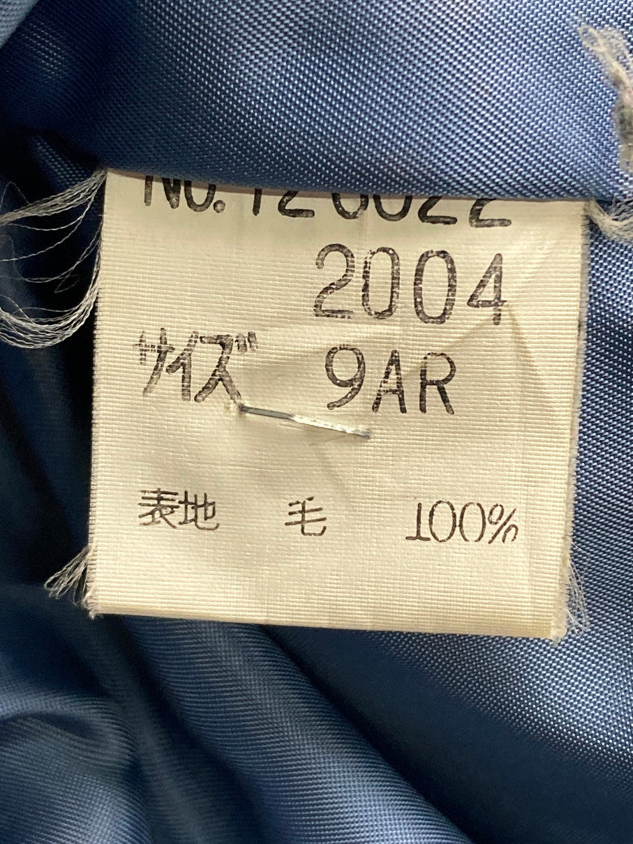 【現状渡し品】【メンズ】 YORKLAND ヨークランド LONG COAT ロング コート アウター 146-251012-ks-10-min サイズ：9AR カラー：ブルー系 万代Net店