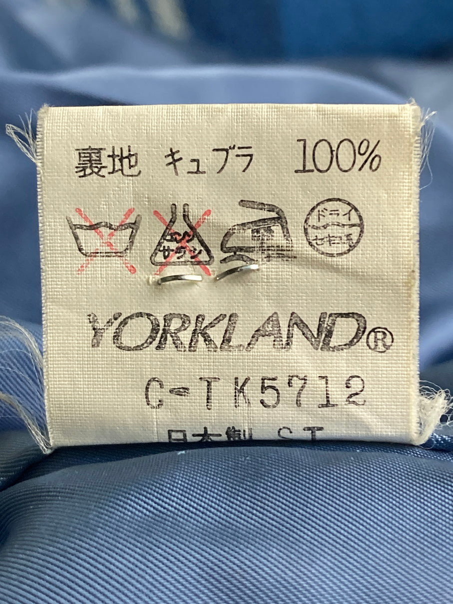【現状渡し品】【メンズ】 YORKLAND ヨークランド LONG COAT ロング コート アウター 146-251012-ks-10-min サイズ：9AR カラー：ブルー系 万代Net店