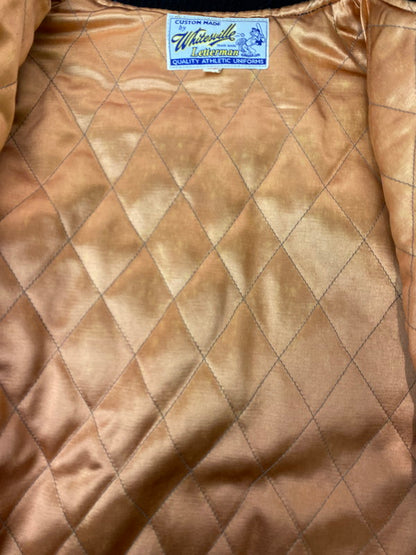 【現状渡し品】【メンズ】 WHITESVILLE ホワイツビル WV10286 287 FULL DECO STADIUM JACKET スタジアムジャケット 145-250419-ks-30-min サイズ：38 カラー：ブラック 万代Net店