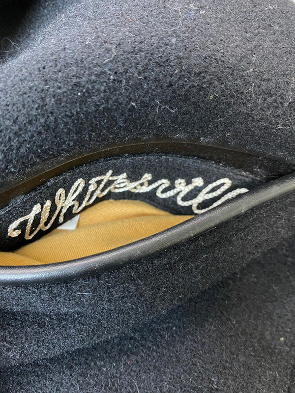 【現状渡し品】【メンズ】 WHITESVILLE ホワイツビル WV10286 287 FULL DECO STADIUM JACKET スタジアムジャケット 145-250419-ks-30-min サイズ：38 カラー：ブラック 万代Net店