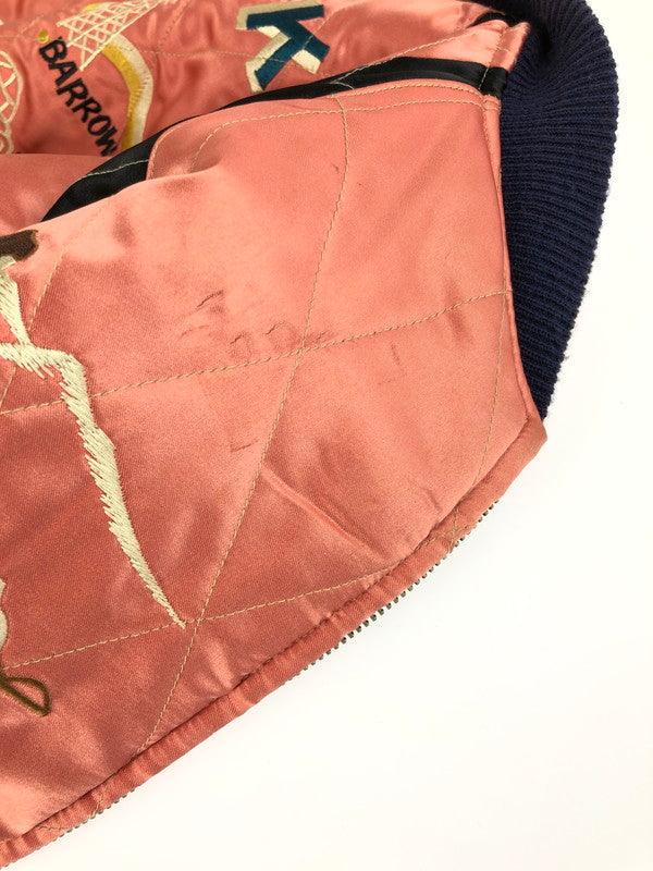 【中古品】【メンズ】 東洋エンタープライズ トーヨーエンタープライズ TAILOR 東洋 REVERSIBLE SOUVENIR JACKET M18427 リバーシブル スーベニアジャケット ALASKA 別珍 スカジャン ライトアウター 145-251114-yy-20-tag サイズ：M カラー：ブラック/ピンク 万代Net店