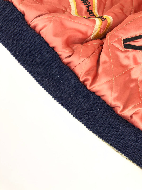 【中古品】【メンズ】 東洋エンタープライズ トーヨーエンタープライズ TAILOR 東洋 REVERSIBLE SOUVENIR JACKET M18427 リバーシブル スーベニアジャケット ALASKA 別珍 スカジャン ライトアウター 145-251114-yy-20-tag サイズ：M カラー：ブラック/ピンク 万代Net店