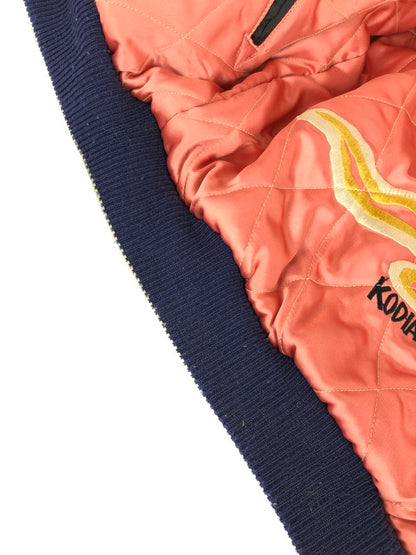 【中古品】【メンズ】 東洋エンタープライズ トーヨーエンタープライズ TAILOR 東洋 REVERSIBLE SOUVENIR JACKET M18427 リバーシブル スーベニアジャケット ALASKA 別珍 スカジャン ライトアウター 145-251114-yy-20-tag サイズ：M カラー：ブラック/ピンク 万代Net店