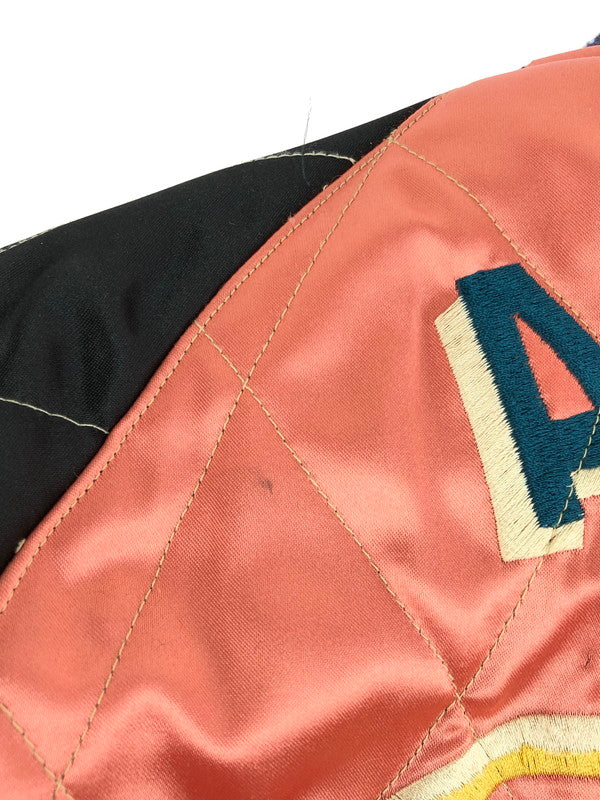 【中古品】【メンズ】 東洋エンタープライズ トーヨーエンタープライズ TAILOR 東洋 REVERSIBLE SOUVENIR JACKET M18427 リバーシブル スーベニアジャケット ALASKA 別珍 スカジャン ライトアウター 145-251114-yy-20-tag サイズ：M カラー：ブラック/ピンク 万代Net店