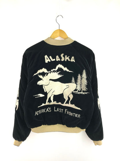 【中古品】【メンズ】 東洋エンタープライズ トーヨーエンタープライズ TAILOR 東洋 REVERSIBLE SOUVENIR JACKET M18427 リバーシブル スーベニアジャケット ALASKA 別珍 スカジャン ライトアウター 145-251114-yy-20-tag サイズ：M カラー：ブラック/ピンク 万代Net店