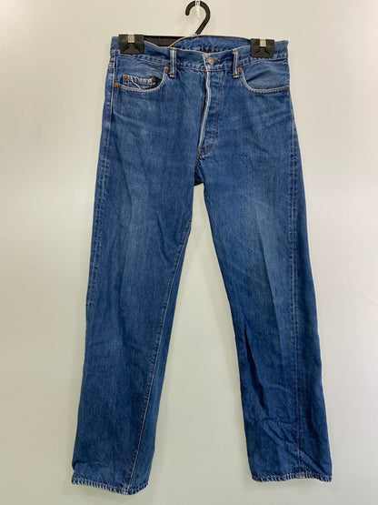 【中古品】【メンズ】 DOUBLE WORKS ダブルワークス 初期ラグドールパッチ DENIM PANTS デニムパンツ 156-250419-ks-48-min サイズ：32 カラー：インディゴ 万代Net店