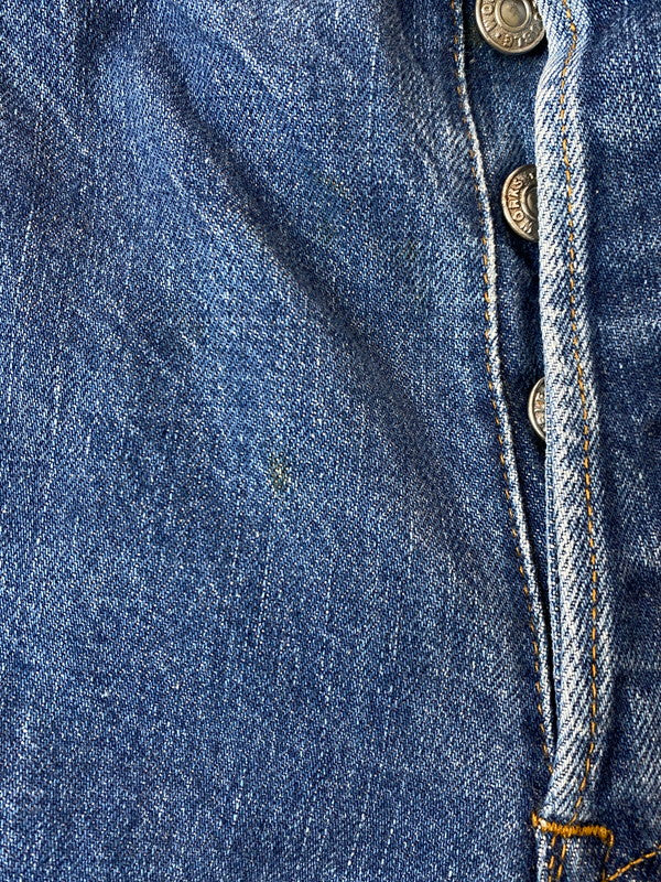 【中古品】【メンズ】 DOUBLE WORKS ダブルワークス 初期ラグドールパッチ DENIM PANTS デニムパンツ 156-250419-ks-48-min サイズ：32 カラー：インディゴ 万代Net店