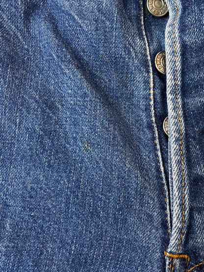 【中古品】【メンズ】 DOUBLE WORKS ダブルワークス 初期ラグドールパッチ DENIM PANTS デニムパンツ 156-250419-ks-48-min サイズ：32 カラー：インディゴ 万代Net店