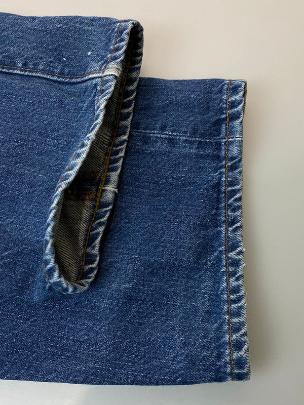 【中古品】【メンズ】 DOUBLE WORKS ダブルワークス 初期ラグドールパッチ DENIM PANTS デニムパンツ 156-250419-ks-48-min サイズ：32 カラー：インディゴ 万代Net店