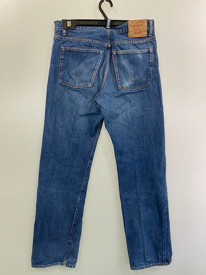 【中古品】【メンズ】 DOUBLE WORKS ダブルワークス 初期ラグドールパッチ DENIM PANTS デニムパンツ 156-250419-ks-48-min サイズ：32 カラー：インディゴ 万代Net店