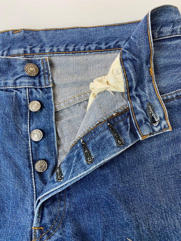 【中古品】【メンズ】 DOUBLE WORKS ダブルワークス 初期ラグドールパッチ DENIM PANTS デニムパンツ 156-250419-ks-48-min サイズ：32 カラー：インディゴ 万代Net店