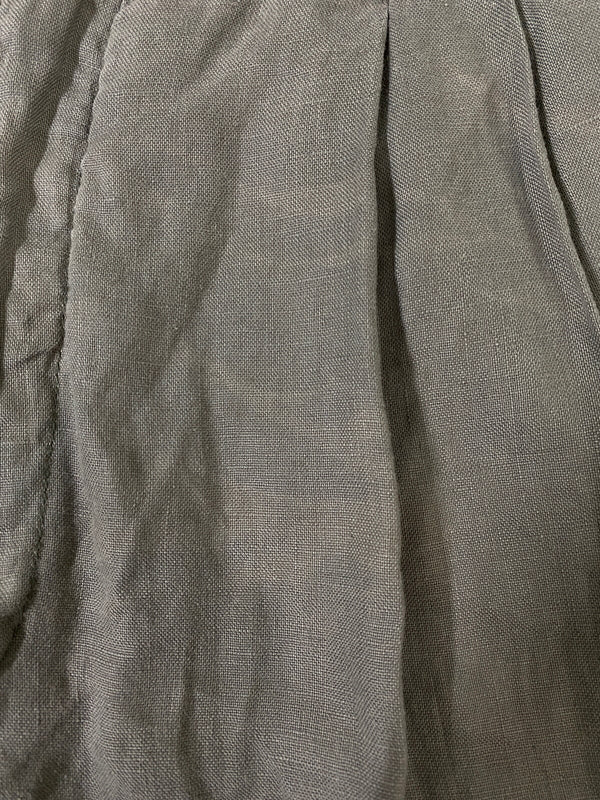 【中古品】【メンズ】 EDDIE BAUER エディーバウアー 90S LINEN EASY PANT リネン イージー パンツ 90年代 ボトムス ヴィンテージ 155-260702-hu-46-min カラー：グレー/グリーン系 万代Net店