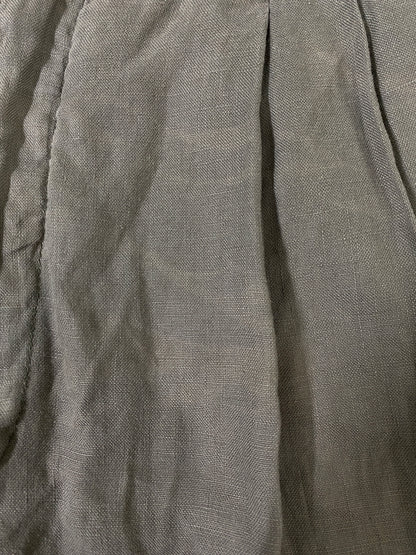 【中古品】【メンズ】 EDDIE BAUER エディーバウアー 90S LINEN EASY PANT リネン イージー パンツ 90年代 ボトムス ヴィンテージ 155-260702-hu-46-min カラー：グレー/グリーン系 万代Net店