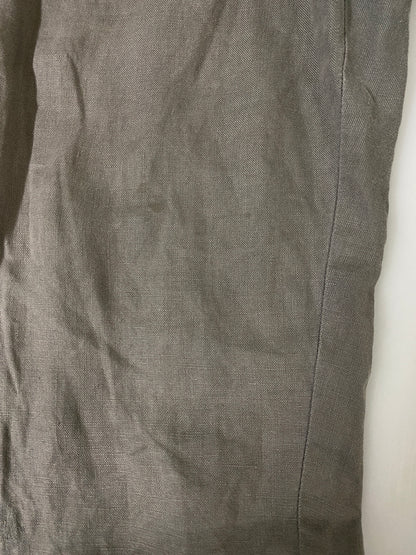 【中古品】【メンズ】 EDDIE BAUER エディーバウアー 90S LINEN EASY PANT リネン イージー パンツ 90年代 ボトムス ヴィンテージ 155-260702-hu-46-min カラー：グレー/グリーン系 万代Net店