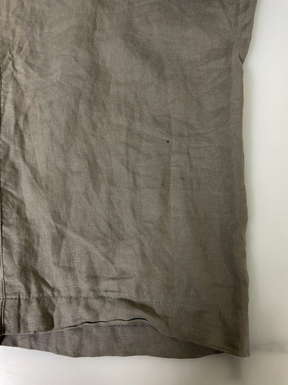 【中古品】【メンズ】 EDDIE BAUER エディーバウアー 90S LINEN EASY PANT リネン イージー パンツ 90年代 ボトムス ヴィンテージ 155-260702-hu-46-min カラー：グレー/グリーン系 万代Net店