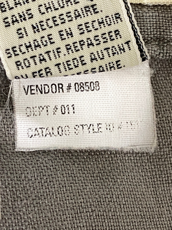 【中古品】【メンズ】 EDDIE BAUER エディーバウアー 90S LINEN EASY PANT リネン イージー パンツ 90年代 ボトムス ヴィンテージ 155-260702-hu-46-min カラー：グレー/グリーン系 万代Net店