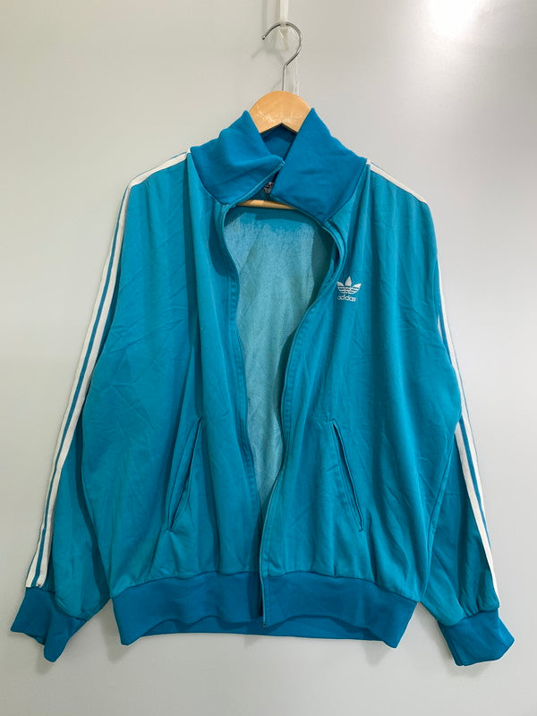 【現状渡し品】【メンズ】 adidas アディダス 70'S TRACK JACKET VENTEX製 トラックジャケット ライトアウター 146-250731-AS-45-min カラー：ブルー 万代Net店