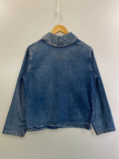 【現状渡し品】【メンズ】 U.S.NAVY ユーエスネイビー 40'S SHAWL COLLAR DENIM COVERALL デニムカバーオール 146-250419-ks-25-min サイズ：不明 カラー：インディゴ 万代Net店