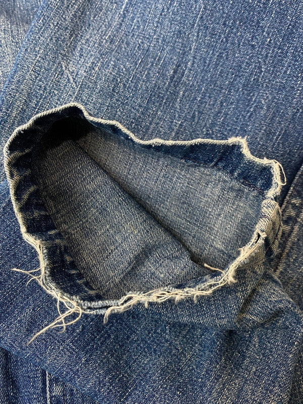 【現状渡し品】【メンズ】 U.S.NAVY ユーエスネイビー 40'S SHAWL COLLAR DENIM COVERALL デニムカバーオール 146-250419-ks-25-min サイズ：不明 カラー：インディゴ 万代Net店