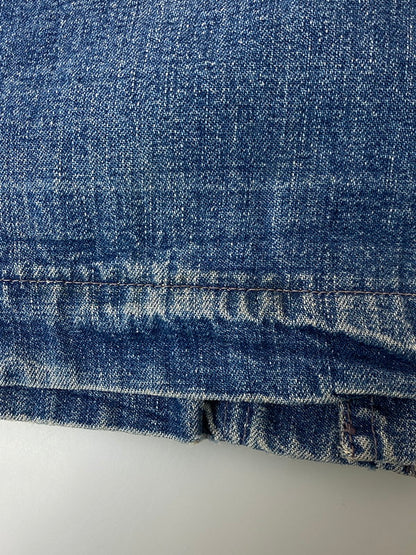 【現状渡し品】【メンズ】 U.S.NAVY ユーエスネイビー 40'S SHAWL COLLAR DENIM COVERALL デニムカバーオール 146-250419-ks-25-min サイズ：不明 カラー：インディゴ 万代Net店