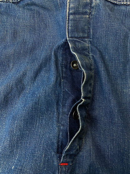 【現状渡し品】【メンズ】 POWER HOUSE パワーハウス 50'S DENIM OVERALL デニムオーバーオール 146-250419-ks-23-min サイズ：不明 カラー：インディゴ 万代Net店