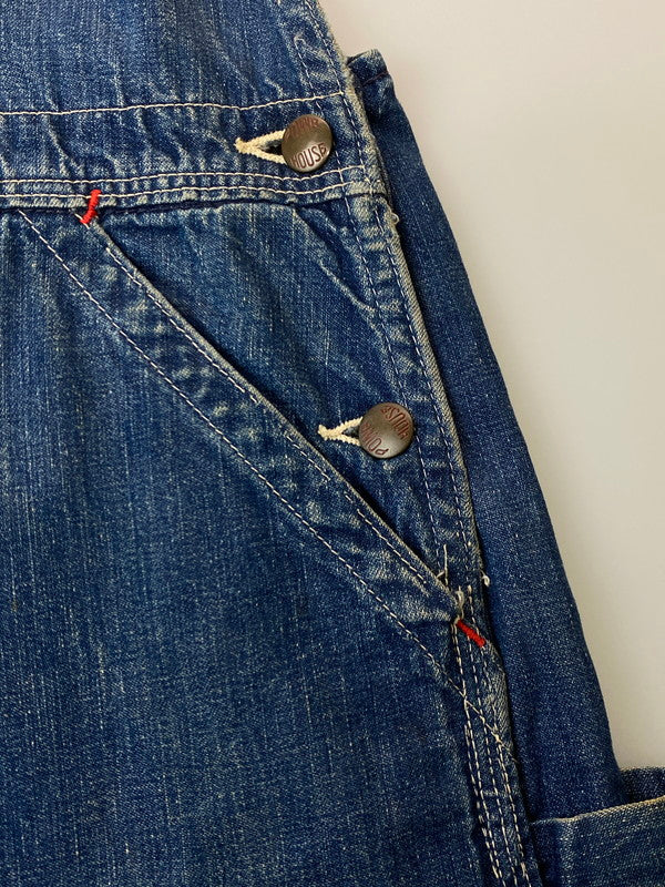 【現状渡し品】【メンズ】 POWER HOUSE パワーハウス 50'S DENIM OVERALL デニムオーバーオール 146-250419-ks-23-min サイズ：不明 カラー：インディゴ 万代Net店