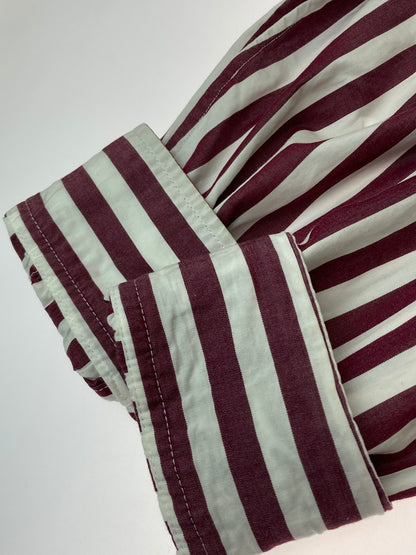 【中古品】【メンズ】 Softmachine ソフトマシーン PLAND B.D SHIRT プランドシャツ ボダンダウンシャツ 長袖シャツ トップス 142-250422-yn-20-min サイズ：M カラー：BURGUNDY 万代Net店