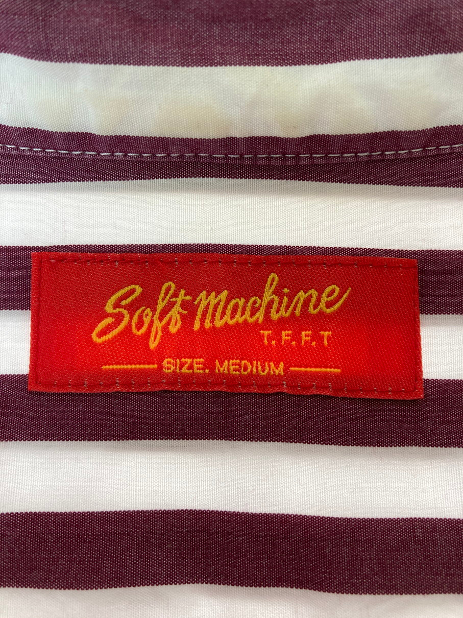 【中古品】【メンズ】 Softmachine ソフトマシーン PLAND B.D SHIRT プランドシャツ ボダンダウンシャツ 長袖シャツ トップス 142-250422-yn-20-min サイズ：M カラー：BURGUNDY 万代Net店