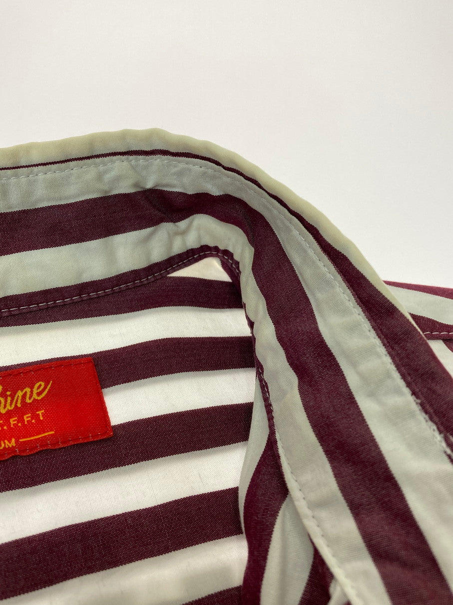 【中古品】【メンズ】 Softmachine ソフトマシーン PLAND B.D SHIRT プランドシャツ ボダンダウンシャツ 長袖シャツ トップス 142-250422-yn-20-min サイズ：M カラー：BURGUNDY 万代Net店