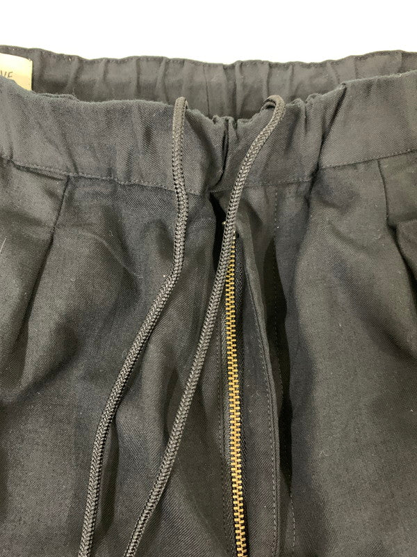 【中古品】【メンズ】 VAIL ARCHIVE ヴァイナルアーカイブ VAS21008 LIVE PANTS ボトムス パンツ ズボン 152-250428-AS-52-min サイズ：L カラー：ブラック 万代Net店