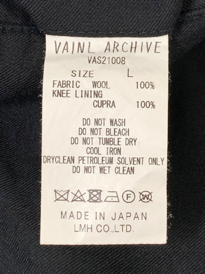 【中古品】【メンズ】 VAIL ARCHIVE ヴァイナルアーカイブ VAS21008 LIVE PANTS ボトムス パンツ ズボン 152-250428-AS-52-min サイズ：L カラー：ブラック 万代Net店