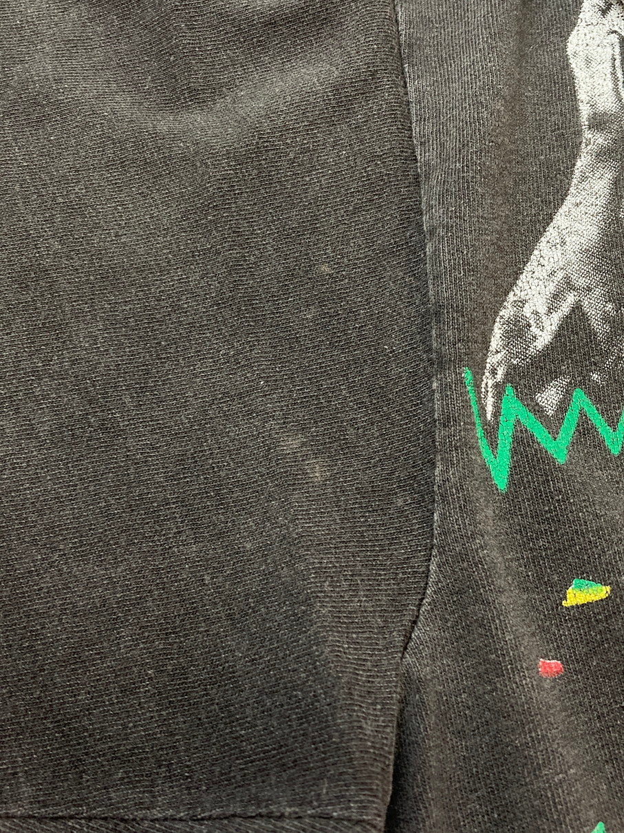 【中古品】【メンズ】 CHANGES 90's BOB MARLEY BIG PRINT TEE チェンジズ プリントTシャツ 半袖Tシャツ トップス 146-250422-yn-24-min サイズ：XL カラー：ダークグレー 万代Net店