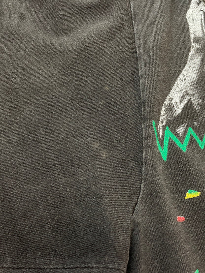 【中古品】【メンズ】 CHANGES 90's BOB MARLEY BIG PRINT TEE チェンジズ プリントTシャツ 半袖Tシャツ トップス 146-250422-yn-24-min サイズ：XL カラー：ダークグレー 万代Net店