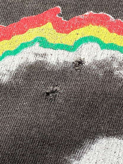 【中古品】【メンズ】 CHANGES 90's BOB MARLEY BIG PRINT TEE チェンジズ プリントTシャツ 半袖Tシャツ トップス 146-250422-yn-24-min サイズ：XL カラー：ダークグレー 万代Net店