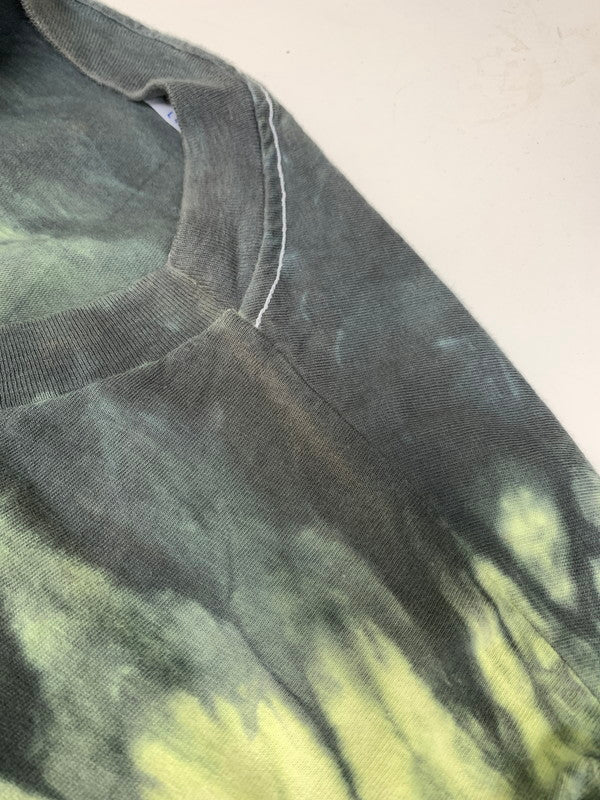 【中古品】【メンズ】 HANES c1988 DOORS JIM MORRISON BIG PRINT TEE ヘインズ プリントTシャツ 半袖Tシャツ トップス 146-250422-yn-28-min サイズ：L カラー：イエロー/グレー 万代Net店