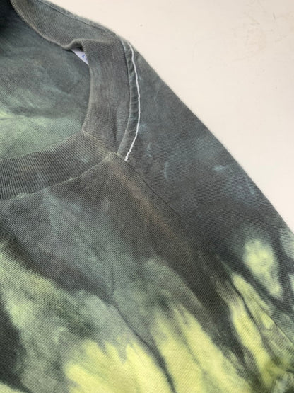 【中古品】【メンズ】 HANES c1988 DOORS JIM MORRISON BIG PRINT TEE ヘインズ プリントTシャツ 半袖Tシャツ トップス 146-250422-yn-28-min サイズ：L カラー：イエロー/グレー 万代Net店