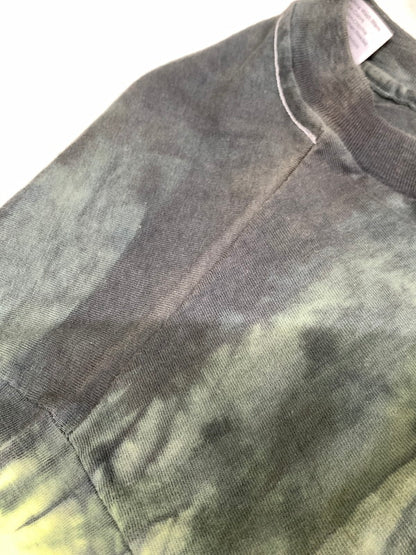 【中古品】【メンズ】 HANES c1988 DOORS JIM MORRISON BIG PRINT TEE ヘインズ プリントTシャツ 半袖Tシャツ トップス 146-250422-yn-28-min サイズ：L カラー：イエロー/グレー 万代Net店