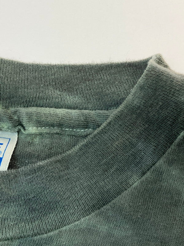 【中古品】【メンズ】 HANES c1988 DOORS JIM MORRISON BIG PRINT TEE ヘインズ プリントTシャツ 半袖Tシャツ トップス 146-250422-yn-28-min サイズ：L カラー：イエロー/グレー 万代Net店