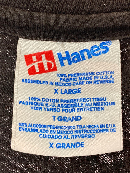 【中古品】【メンズ】 HANES 90's THE BEATLES HEY JUDE ALLOVER PRINT TEE ヘインズ 半袖Tシャツ トップス 146-250422-yn-25-min サイズ：XL カラー：ブラック 万代Net店