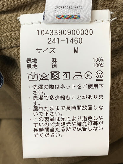【中古品】【メンズ】 CAHLUMN カウラム 241-1460 LINEN GYM PANT リネン ジム パンツ ボトムス 151-260711-AS-22-min サイズ：M カラー：カーキ 万代Net店