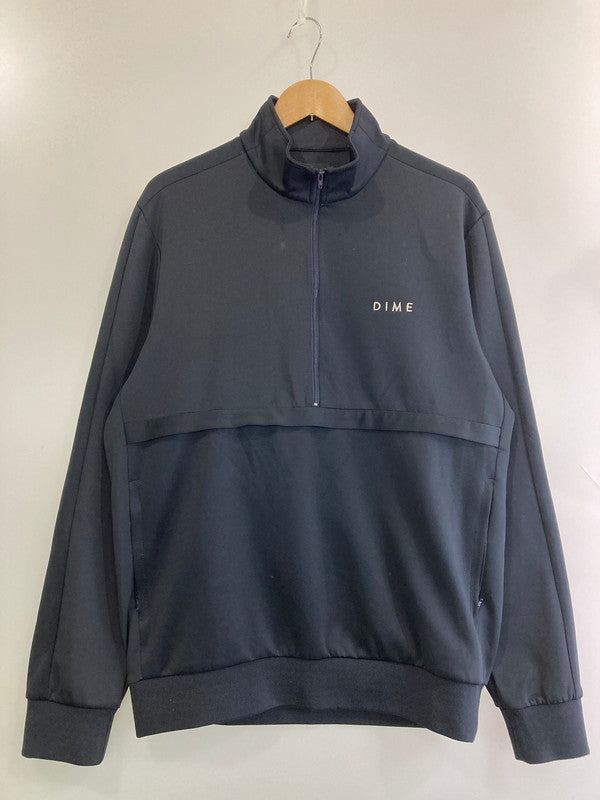 【中古品】【メンズ】 DIME ダイム HALF ZIP TRACK JACKET ハーフ ジップ トラック ジャケット メンズ アウター ナイロン 142-250509-em-03-min サイズ：L カラー：ブラック 万代Net店