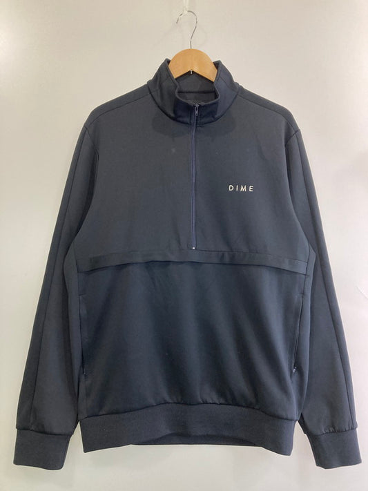 【中古品】【メンズ】 DIME ダイム HALF ZIP TRACK JACKET ハーフ ジップ トラック ジャケット メンズ アウター ナイロン 142-250509-em-03-min サイズ：L カラー：ブラック 万代Net店