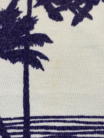 【現状渡し品】【メンズ】 CRAZY SHIRT クレイジーシャツ 70S ”MAVI” TEE HAWAII 1977 ハワイ 半袖Tシャツ 146-260610-kt-13-min サイズ：L カラー：ブルー 万代Net店