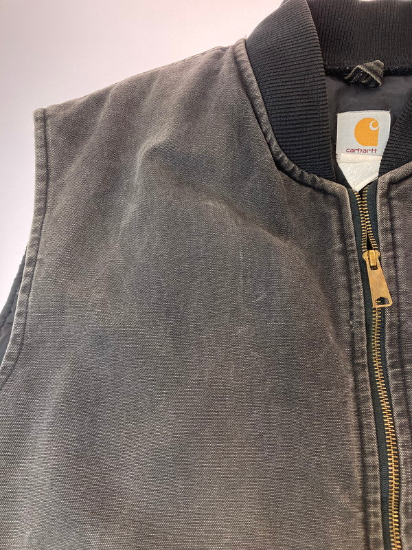 【現状渡し品】【メンズ】 Carhartt カーハート DACK VEST ダック ベスト メンズ ワークベスト キルティング 146-250509-em-11-min カラー：ブラック 万代Net店