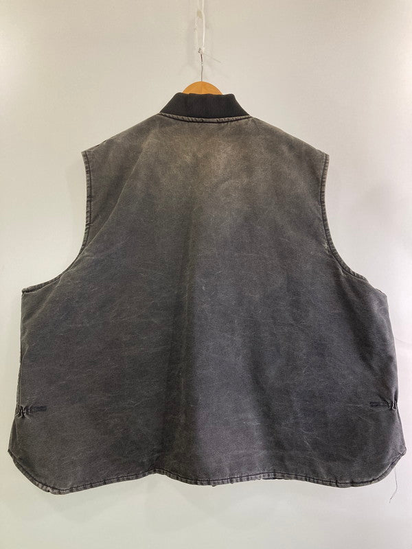 【現状渡し品】【メンズ】 Carhartt カーハート DACK VEST ダック ベスト メンズ ワークベスト キルティング 146-250509-em-11-min カラー：ブラック 万代Net店