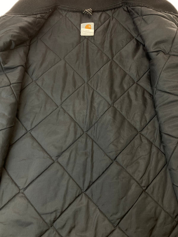 【現状渡し品】【メンズ】 Carhartt カーハート DACK VEST ダック ベスト メンズ ワークベスト キルティング 146-250509-em-11-min カラー：ブラック 万代Net店