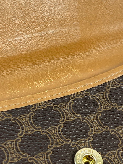 【中古品】【レディース】 CELINE セリーヌ マカダム ロングウォレット 長財布 181-250424-jt-22-min カラー：ブラウン 万代Net店