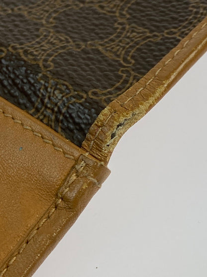 【中古品】【レディース】 CELINE セリーヌ マカダム ロングウォレット 長財布 181-250424-jt-22-min カラー：ブラウン 万代Net店