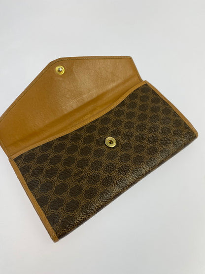 【中古品】【レディース】 CELINE セリーヌ マカダム ロングウォレット 長財布 181-250424-jt-22-min カラー：ブラウン 万代Net店